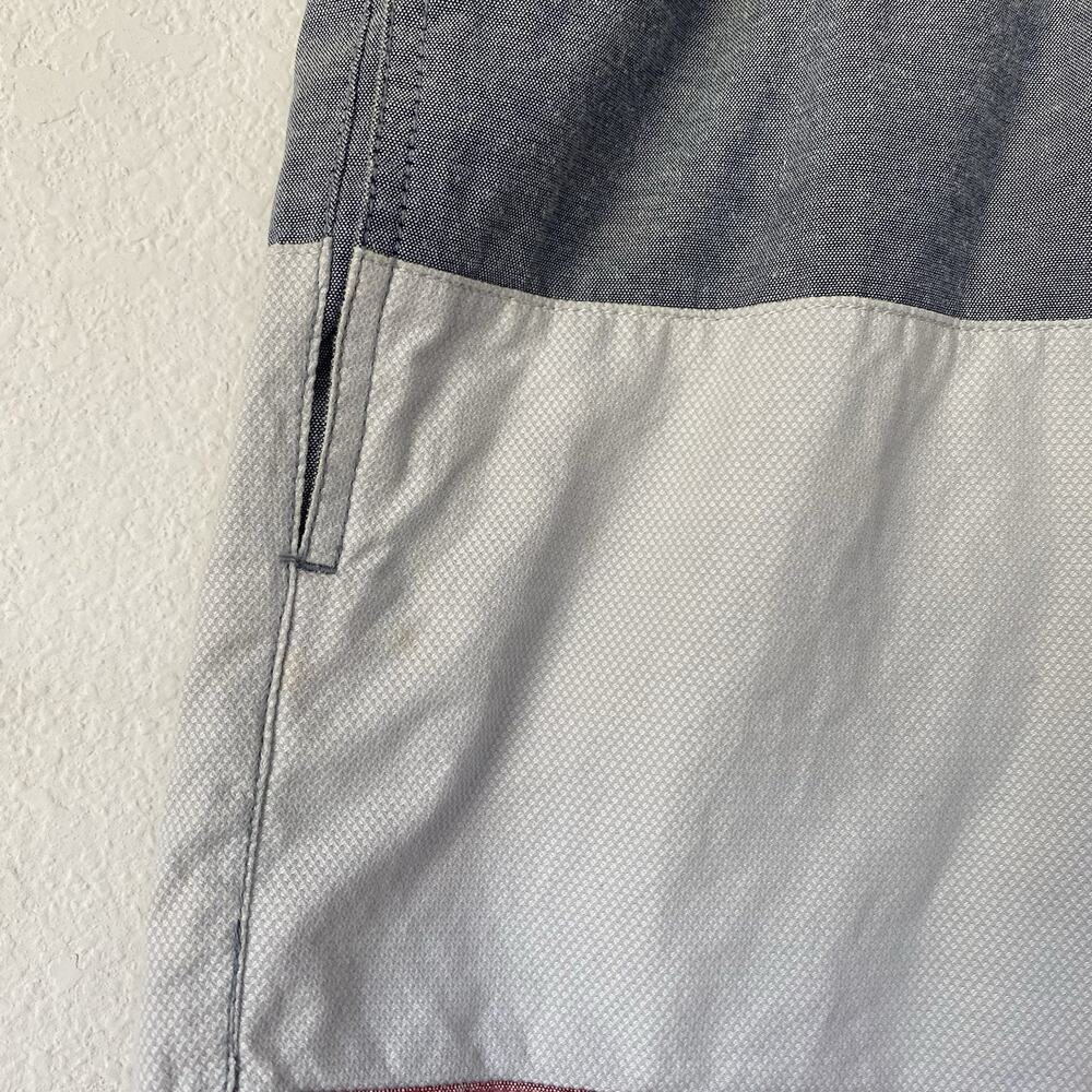 Rip Curl Men's Shorts Volley Fit Size‎ 34 Blue Red Gray Striped Surf Wear Board - Picture 10 of 16